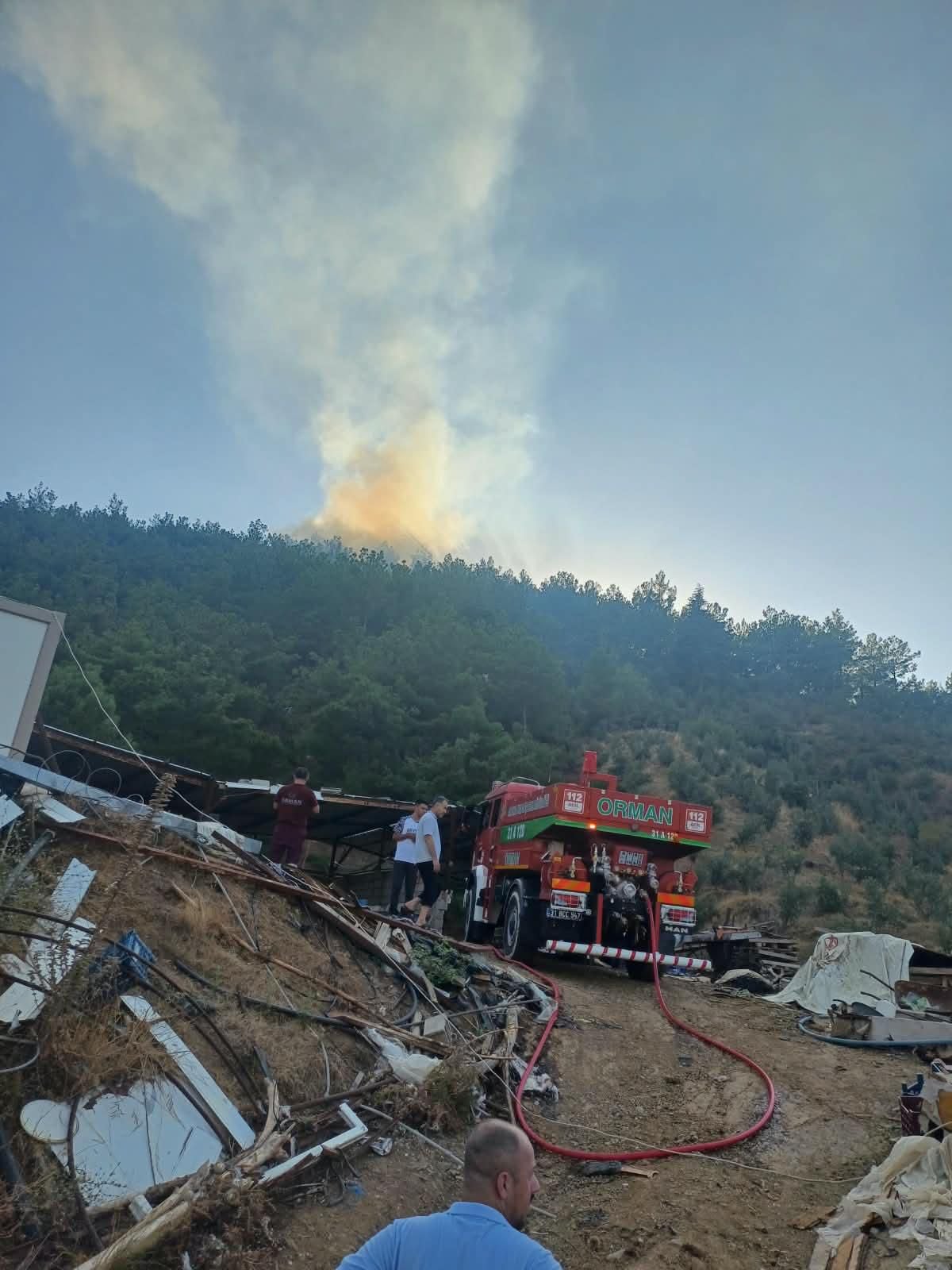 Hassa'da Orman Yangını Kontrol Altına Alındı