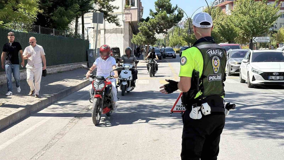 Bolu'da Motosiklet Denetimleri Sıkılaştırıldı